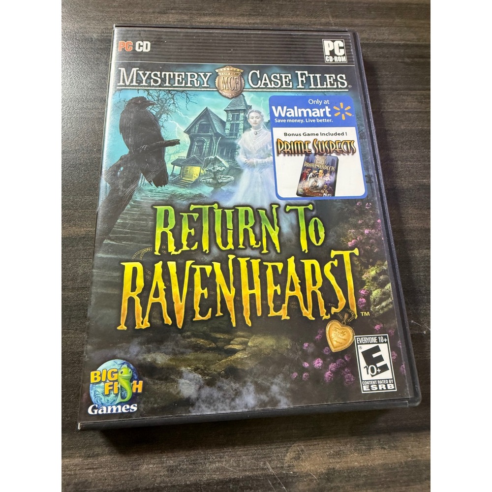 Mystery Case Files Return to Ravenhearst PC Game Walmart Exclusive w Bonus Game